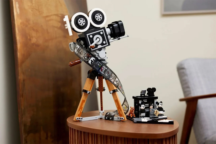 LEGO honors disney`s 100th anniversary with tribute camera